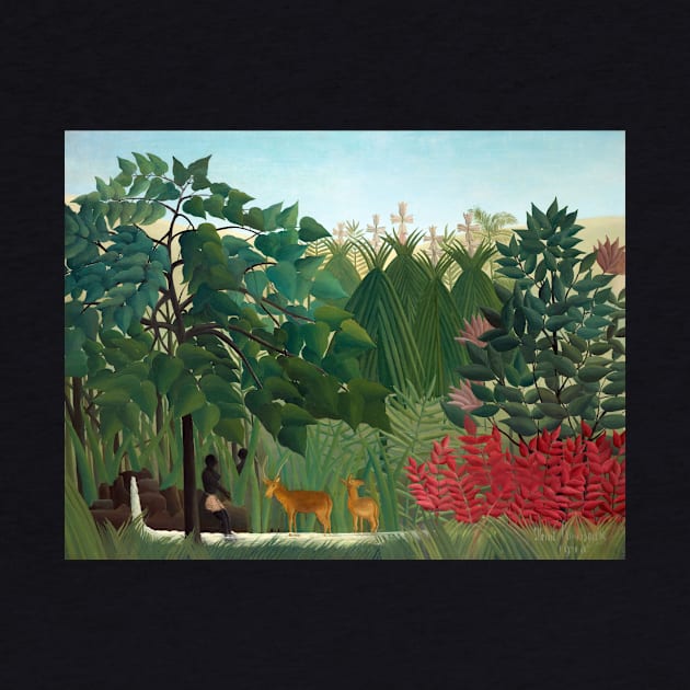 Henri Rousseau - The Waterfall by SybaDesign